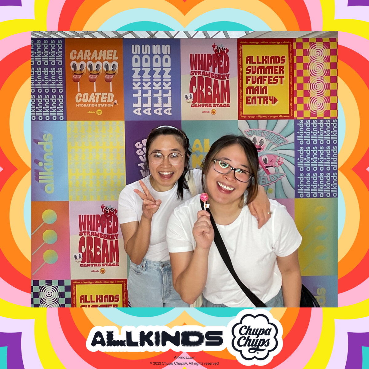 AllKinds x Chupa Chups photo booth activation
