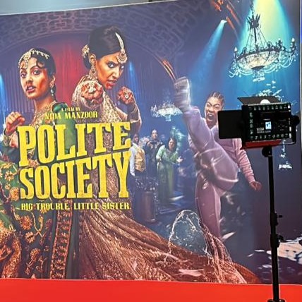 Polite Society Premier Event Backdrop