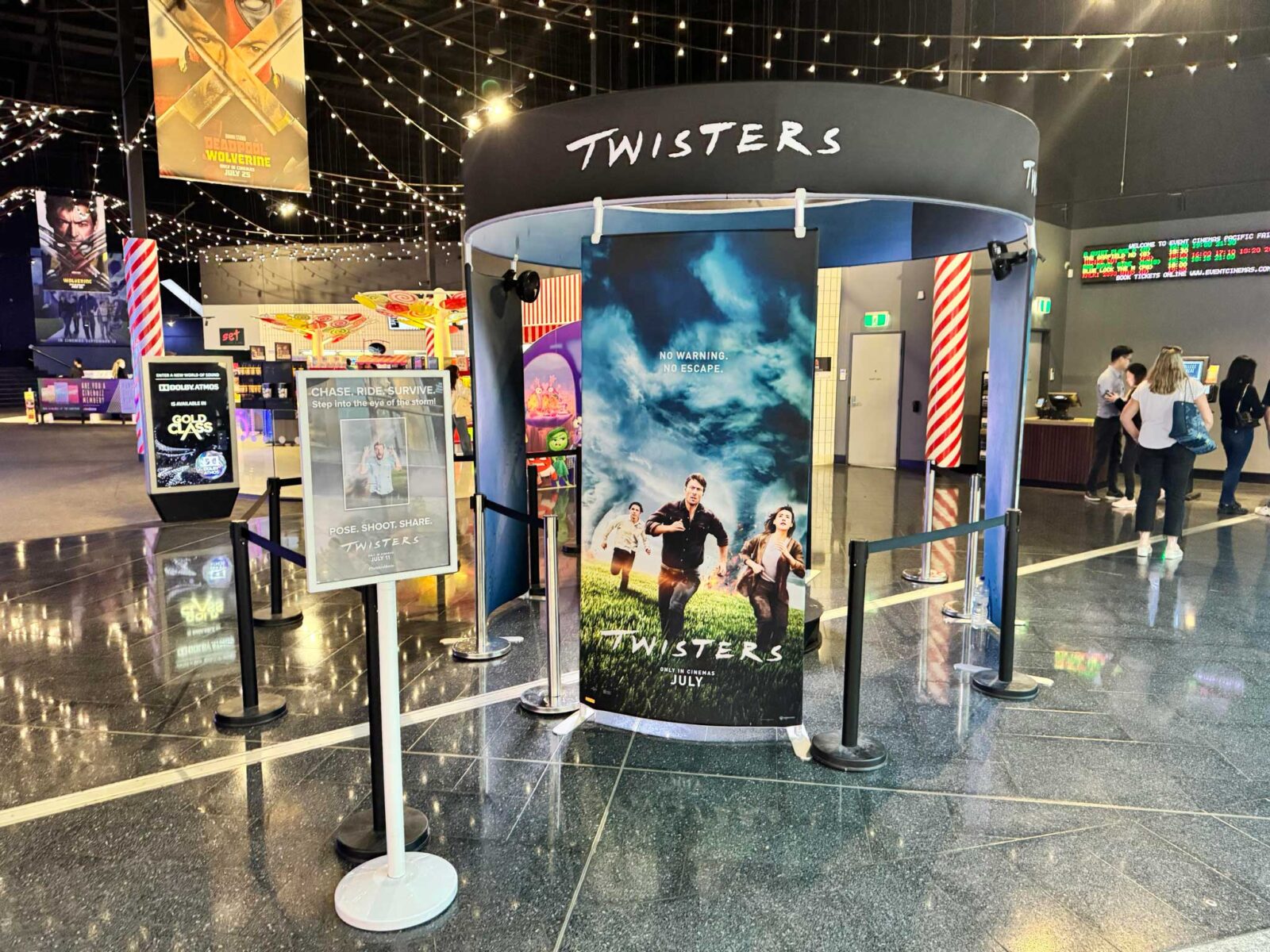 Twisters the movie photo booth activation